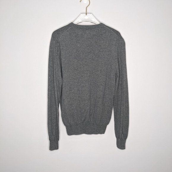 Club Monaco Gray Long Sleeve Cashmere Cotton Blend Sweater Size XS - Picture 6 of 6